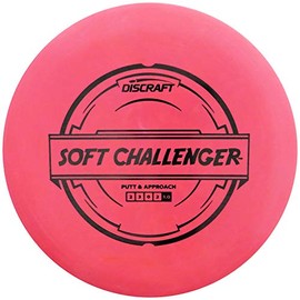 Discraft Putter Line Soft Challenger Putt and Approach Golf Disc [Colors May Vary] - 173-174g