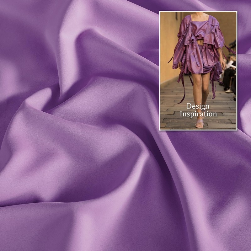 DUALIFE Blackout Solid Curtains for Kids Room Purple Window Treatment