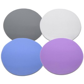 Gadgetime USA Jar Opener Gripper Pads (Pack of 4) - Round Non Slip Grippers for Jars, Lids & Bottles - Multipurpose Silicone Jar Lid Openers for Opening Jars for Weak Arthritic Hands & Seniors,
