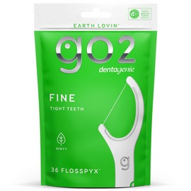 GO2 Dentagenie Fine Flosspyx Mint 36 Pack