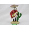 Dod Bandito Mexican Bandit with Cigar Skeleton Outlaw Sculpture