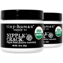 Organic Nipple Cream, Nipple Crack Lanolin Free Nipple Butter (2 Pack), Balm for Breastfeeding Mothers, No Need to Wash Off, Safe for Baby and Mama