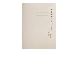 Djois by Jalema® Sustainable Tree-Free 2 Pocket Folders, Natural Beige, 50-Sheet Capacity, 9 inches by 12 inches, 10/PK (3982111)