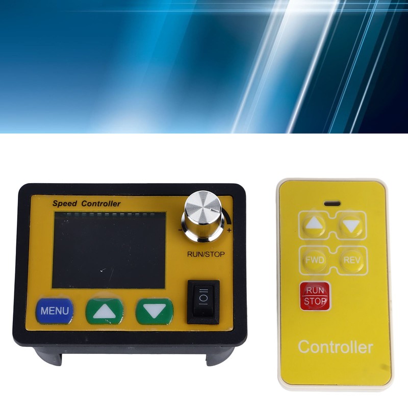 DC Motor Speed Regulator CW CCW LCD Display Button Knob