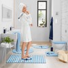 Erwin Müller Lefkada Maritime Bath Mat, Light Blue, Round 80