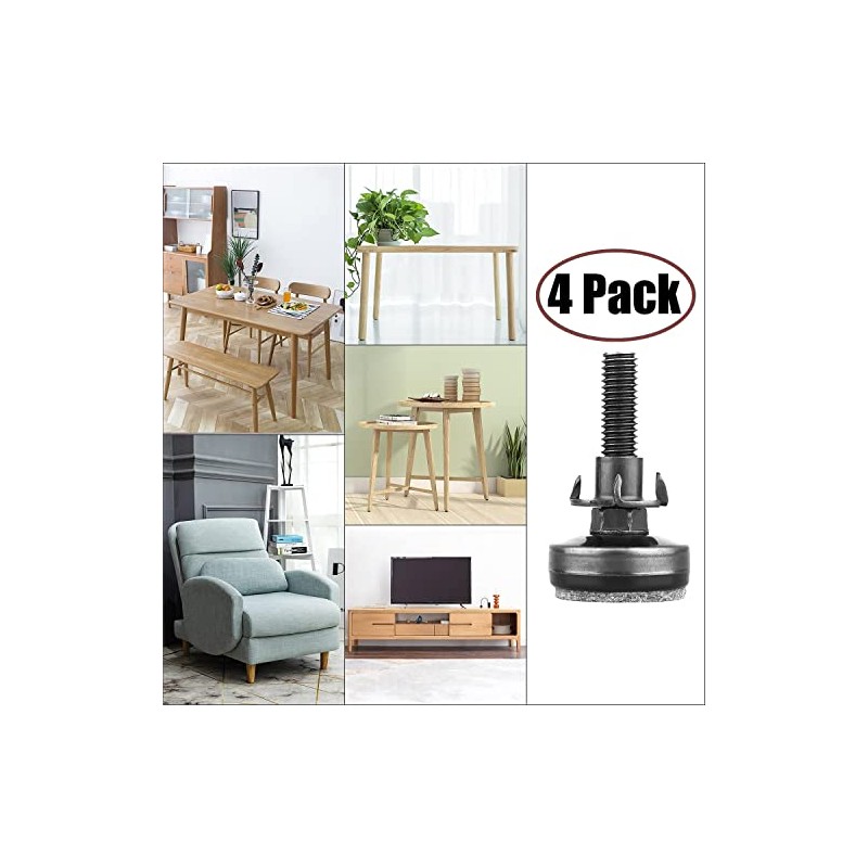 niveladores de Muebles,Patas de nivelación Ajustables de Muebles para mesas,