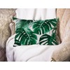 BGBDEIA Tropical Leaf Cushion Cover Beautiful Green Tropical Palm Tree