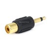 Monoprice 107146 3.5mm Mono Plug to RCA Jack Adaptor, Gold