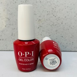 OPI GelColor Reds Collection GC Z13 COLOR SO HOT IT BERNS 15 mL Gel Nail Polish