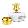Five Oceans FO91 Polished Brass Keyless Push Button Latch