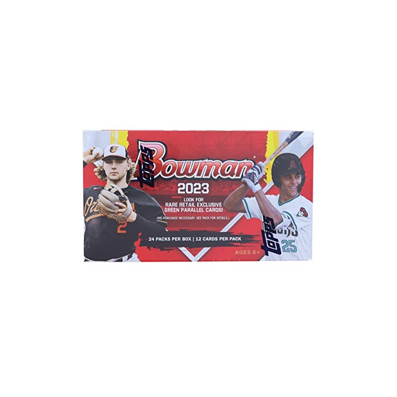2023 Bowman Baseball Retail Display Box - 24 Packs Per
