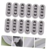 Gadpiparty 12-Piece Toilet Seat Cushioning Mats Universal Anti-Slip Gaskets for