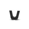 LEONE 1947, MouthGuard Double, Unisex Adult, Black, Taglia Unica, PD515