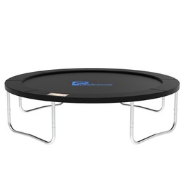 polwkscas Trampoline Pad 10ft 12ft 14ft 15ft 16ft Trampoline Replacement Safety Pad, Waterproof and Tear-Resistant Safety Spring Cover Round Frame Pad, Trampoline Pad Replacement (Black, 10FT)