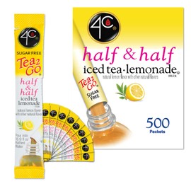 4C Powder Drink Mix, Half & Half 500 Count, Bulk Buy, Singles Stix, On the Go, Refreshing Water Flavorings, Value Pack