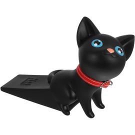 Ciieeo Animal Door Stopper Door Stopper Wedge Door Wedge Alarm Black Cat Door Stopper Door Plug Limiter No Punching Decorative Door Decorative Door Stopper Door Wedge Door Frame Wedges