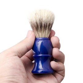 Amagogo Hair Shaving Brush Mens Soap Brush Deeply Clean Shaving Cream Brush Hair Salon Shave Brush for Him Birthday Men Father Gift