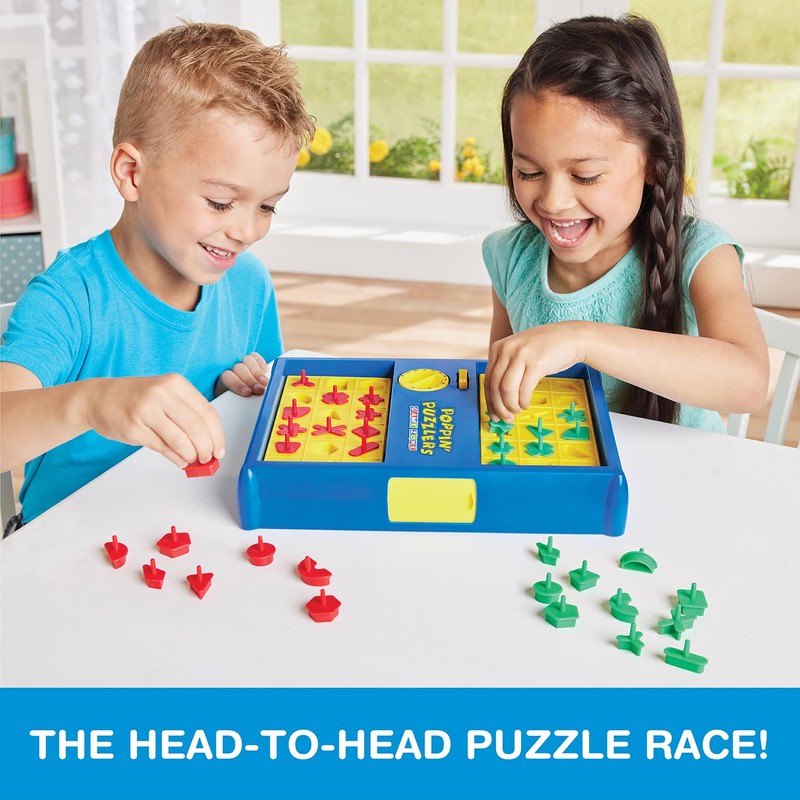 Game Zone Poppin' Puzzlers - Interactive Puzzle Game for 2