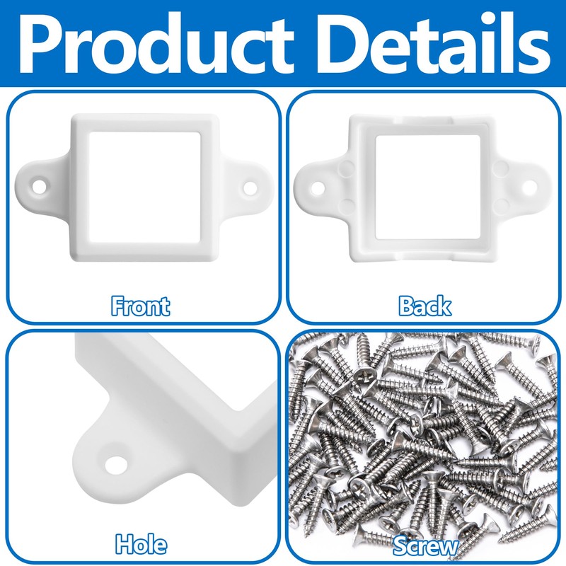 Shupakul 40 Pcs H705 LED Light Mounting Bracket Clip,Waterproof H705