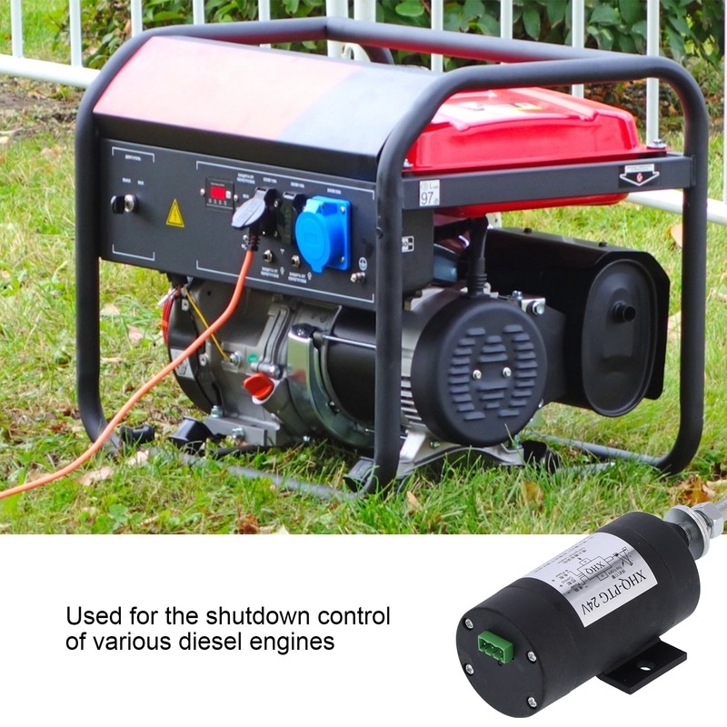 Fuel Shut Off Solenoid Valve Diesel Engine Generator Set Stop