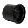 FloPlast SP124 Single Socket Coupling Black