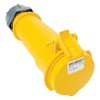 Trend 110V Yellow 32A In-Line Socket, Reliable Power Accessory for