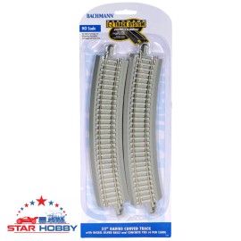 Bachmann 44703 22" RADIUS CURVED WITH CONCRETE TIES (HO SCALE)