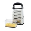 Good Cook Touch Stainless Steel Box Grater with Catcher