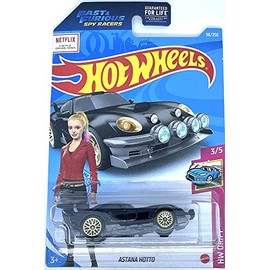 Hot Wheels- Astana Hotto- HW Drift 3/5 [Black] - Spy Racers - 98/250