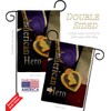 Breeze Decor GS108407-DB Purple Heart Hero Burlap Americana Military Veteran
