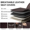 Car Seat Covers Full Set,Universal Leather Seat Covers for Most