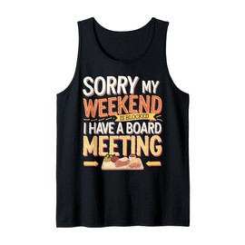 Charcuterie Board Meeting Funny Charcuterie Tank Top