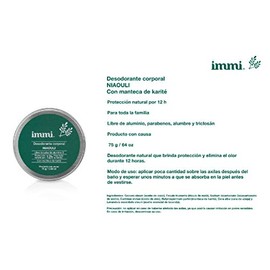 IMMI Desodorante Natural Niaouli en Tarro 2 Piezas | 1 Jabon 50gr La Artesanal