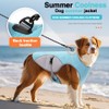XFSRG Kühlweste Hund UV Schutz Shirt Leichtes Atmungsaktive Sommerweste mit
