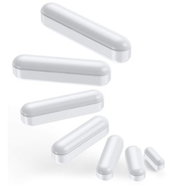 Biomed Scientific - Barra de agitación magnética PTFE, barras de agitación magnéticas con revestimiento de teflón de alto magnetismo, juego de 7 piezas por paquete, color blanco