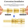 TAILONZ PNEUMATIC Brass Threaded Pipe Fitting 1/4 Inch BSP Male