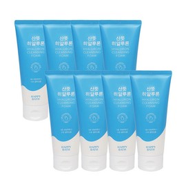 Happibath 해피바스 산뜻 히알루론 클렌징폼 200g x8 Happy Bath Refreshing Hyaluron Cleansing Foam 200g x8