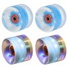 PATIKIL Light Up Skateboard Wheels 60x45mm, 4 Pack 78A PU