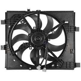 620-452 Radiator Cooling Fan Assembly for 2011 2012 2013 2014 2015 2016 2017 for Nissan Juke,Replace# 214831KC0A/214831KC0APFM/214851KC0A/214851KC0B/214861FE0A