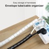 5M Spiral Wrap Cable Tube Cutable Flexible Cable Tidy Tube