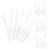 AUEAR, 4 Sets 24 Pack Plastic Spatula Palette Knives Bulk