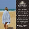 NERENZA CHICON Premium Turkish Beach Towel Cotton Peshtemal - Stylish