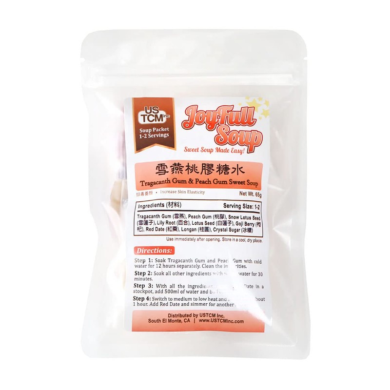 USTCM Joyfull Soup Tragacanth Gum & Peach Gum Sweet Soup
