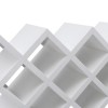 Free-Standing Wine Rack Countertop Storage Shelf Glass Wine Bottle Organizer