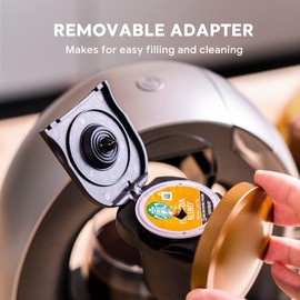 BENFUCHEN Pod and Grounds Single-Serve Coffee Maker, 2 in 1 One Cup Coffee Machine Compatible with K-Cup Pod & Coffee Grounds/Tea, Compact Design, 4-8oz, Grey