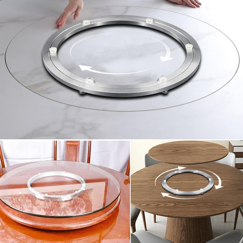 Swivel Turntable Lazy Susan, Heavy Duty Aluminium Alloy Rotating Bearing
