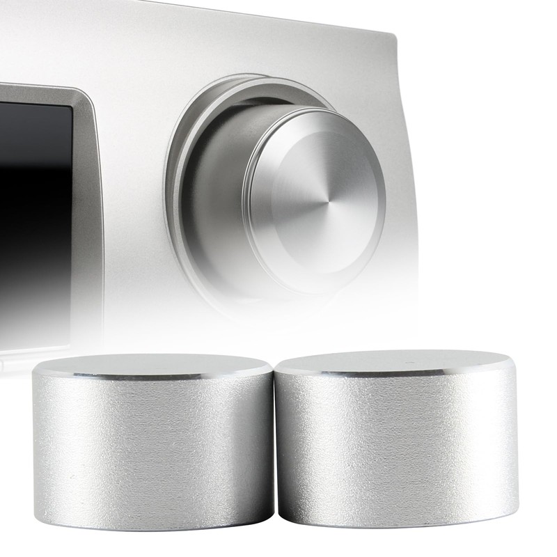 2 PCS 6MM Satin Steel Spare Universal Dimmer Knob, Light