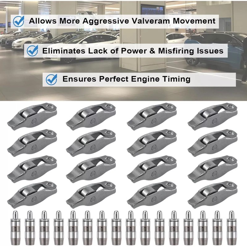 VEHITO Set of Lifters Rocker Arms 32pcs For Dodge 2002-2012