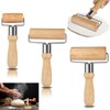 Nizirioo Pack of 3 wooden rolling pins: large, medium and