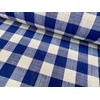 LushFabric Gingham Linen Checked Fabric Plaid Material Buffalo Check -